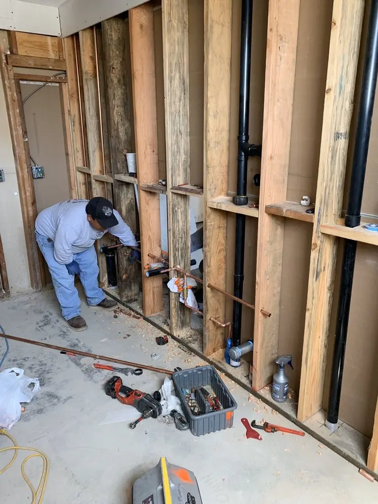 Commercial rough-in plumbing for Commercial Plumbing in Elba